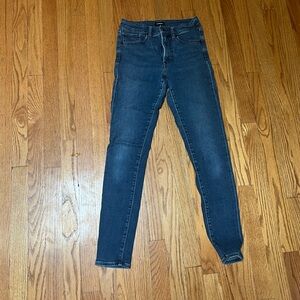 Express Blue Skinny Jeans, free gift with purchase!